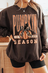 UL180-E3145 Pumpkin Season Graphic Sweatshirt $20