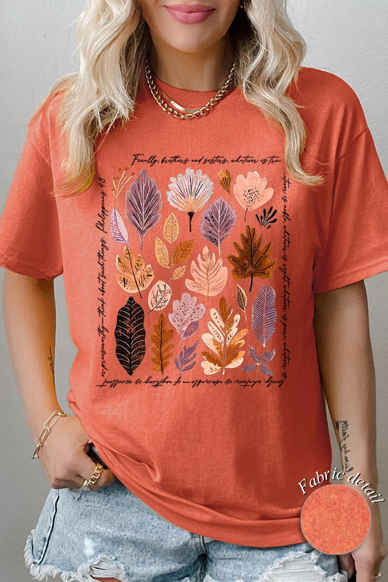 5000-E3147 Christian Fall Graphic Heavy Cotton Tee $9