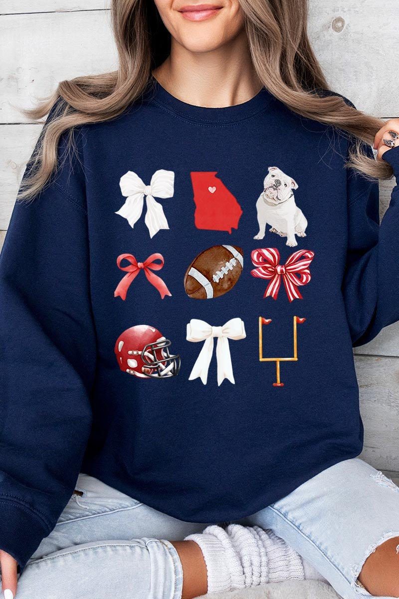 UL180-E3080 Georgia Football Graphic Sweatshirt $20