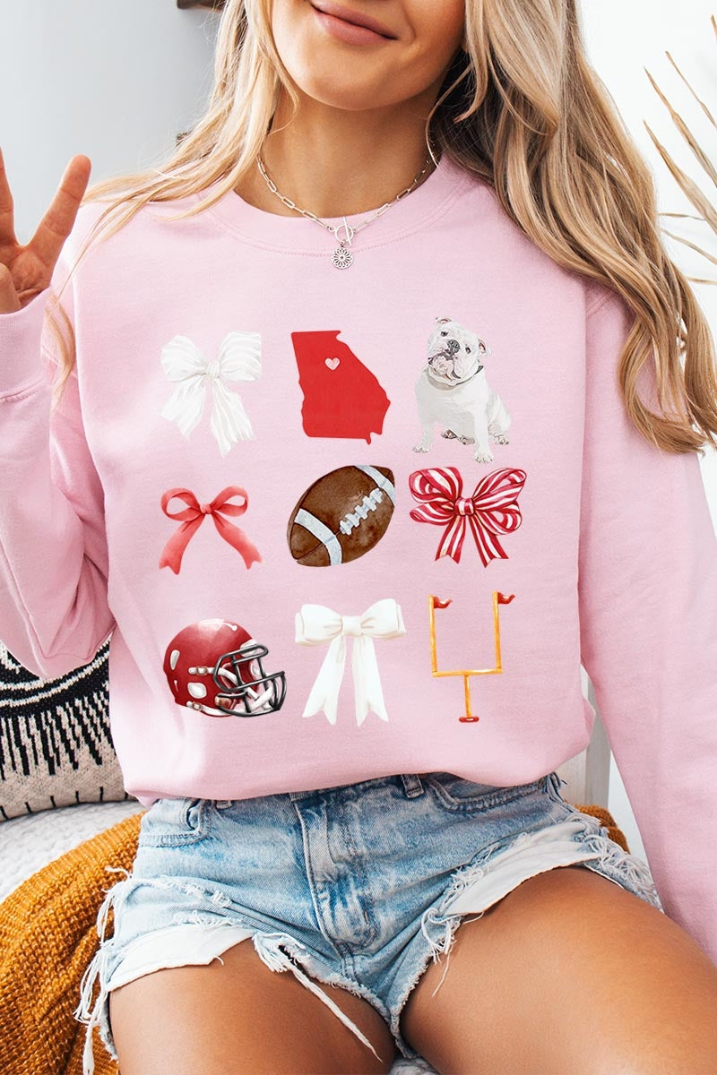 UL180-E3080 Georgia Football Graphic Sweatshirt $20