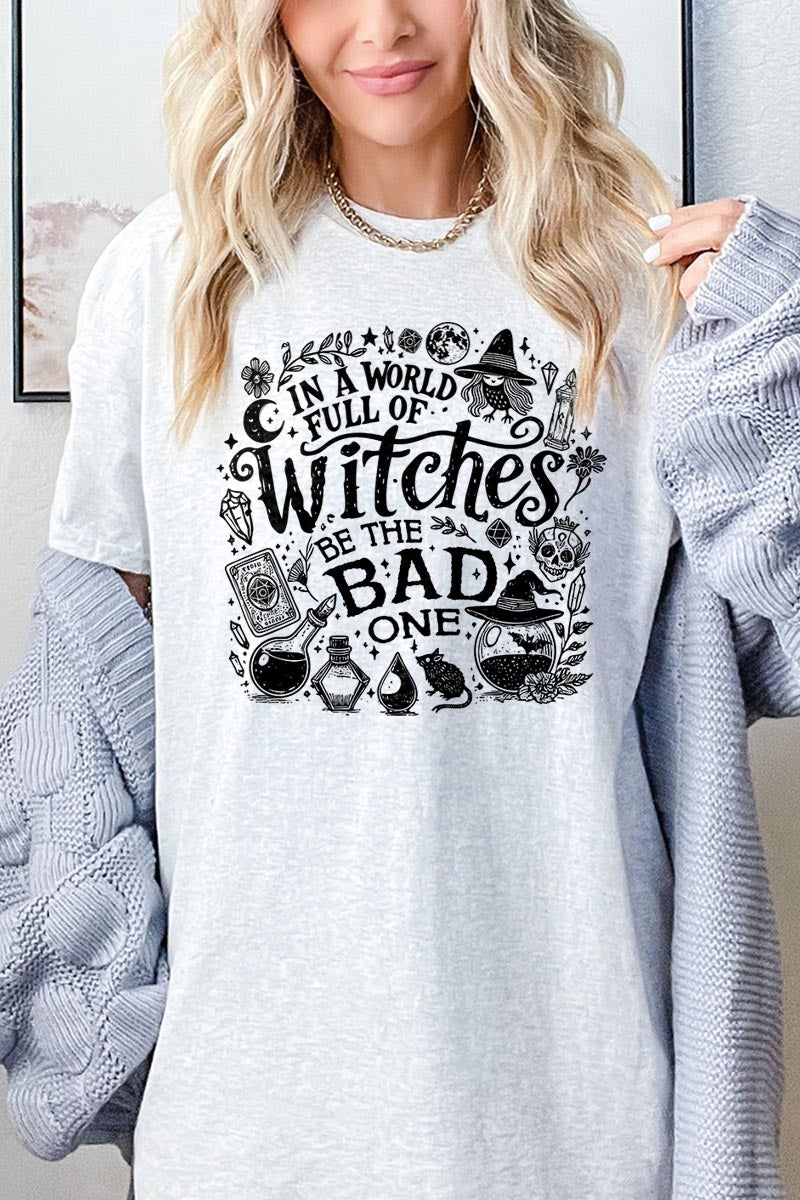 5000P-E3139 In a World of Witches Plus Heavy Cotton Tee $12.75