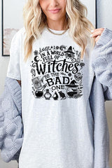 5000-E3139 In a World of Witches Graphic Heavy Cotton Tee $9