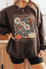 UL180-E3173 Faith Harvest Graphic Sweatshirt $20