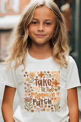 US3001Y-E3136Z Take Me To The Pumpkin Patch Kids Graphic Tee $11