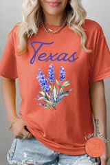 5000P-E3060 Texas Bluebonnet Graphic Plus Heavy Cotton Tee $12.75