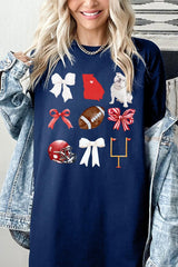 5000-E3080 Georgia Football Graphic Heavy Cotton Tee $9