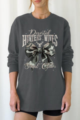 UL240-E3193 Hunters Wives Social Club Graphic Long Sleeve Tee $13.75