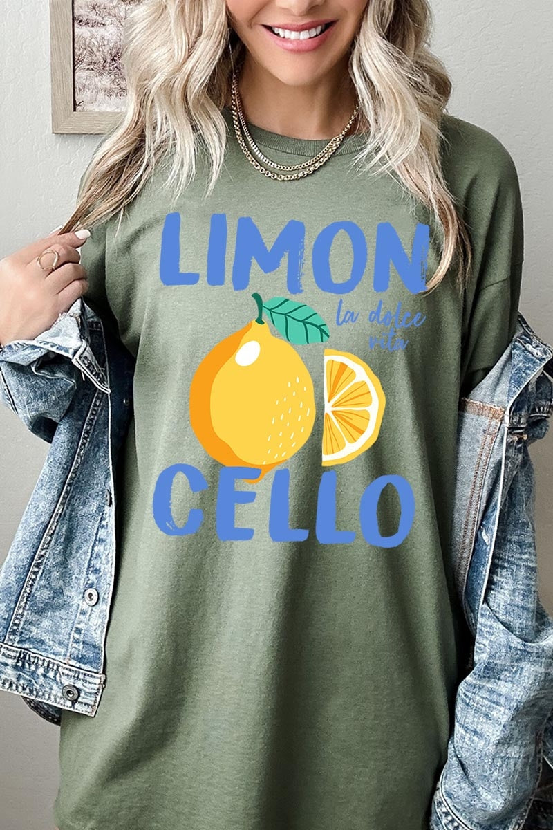 5000-E3056 Limoncello Graphic Heavy Cotton Tee $9