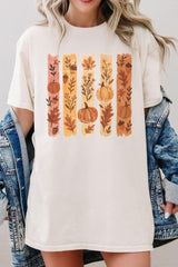 5000-E3110 Brushstroke Boho Fall Graphic Heavy Cotton Tee $9