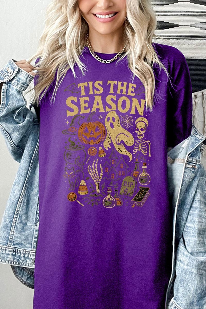 5000P-E3125 Tis The Season Halloween Plus Heavy Cotton Tee $12.75
