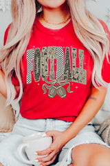 US3001-E3132 Camo Football Graphic Tee $12.5