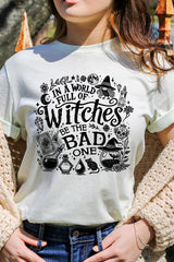US3001P-E3139 In a World of Witches Graphic Plus Tee $16