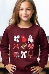 UL180B-E3080Z Georgia Football Kids Graphic Sweatshirt $20