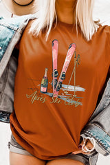US3001P-E3187 Apres Ski Club Graphic Plus Tee $16