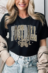 US3001P-E3132 Camo Football Graphic Plus Tee $16