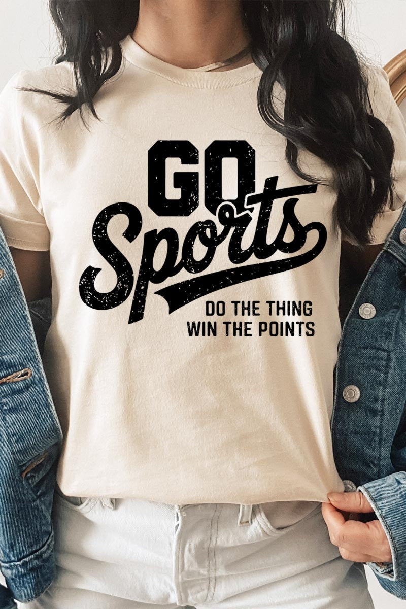 US3001-E3103 Go Sports Graphic Tee $12.5