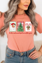 US3001P-E3201 Most Wonderful Time Graphic Plus Tee $16