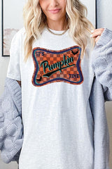 5000-E3144 Itu2019s pumpkin time Graphic Heavy Cotton Tee $9