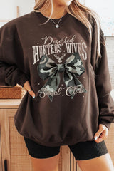 UL180-E3193 Hunters Wives Social Club Graphic Sweatshirt $20