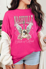 5000P-E3157 Nashville Rose Graphic Plus Heavy Cotton Tee $12.75