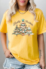 5000-E3185 Howdy Christmas Graphic Heavy Cotton Tee $9