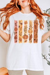 5000-E3110 Brushstroke Boho Fall Graphic Heavy Cotton Tee $9