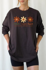 UL240-E3165 Boho Fall Christian Graphic Long Sleeve Tee $13.75