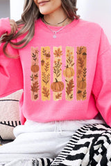 UL180-E3110 Brushstroke Boho Fall Graphic Sweatshirt $20