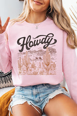 UL180-E3095 Howdy Desert Western Graphic Sweatshirt $20