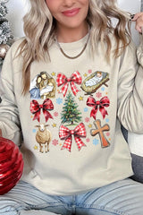 UL180-E3219 Nativity Scene Christmas Graphic Sweatshirt $20
