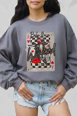UL180P-E3099 Retro Wildcard Graphic Plus Sweatshirt $25