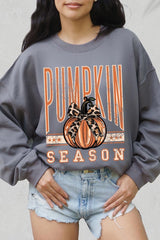 UL180P-E3145 Pumpkin Season Graphic Plus Sweatshirt $25