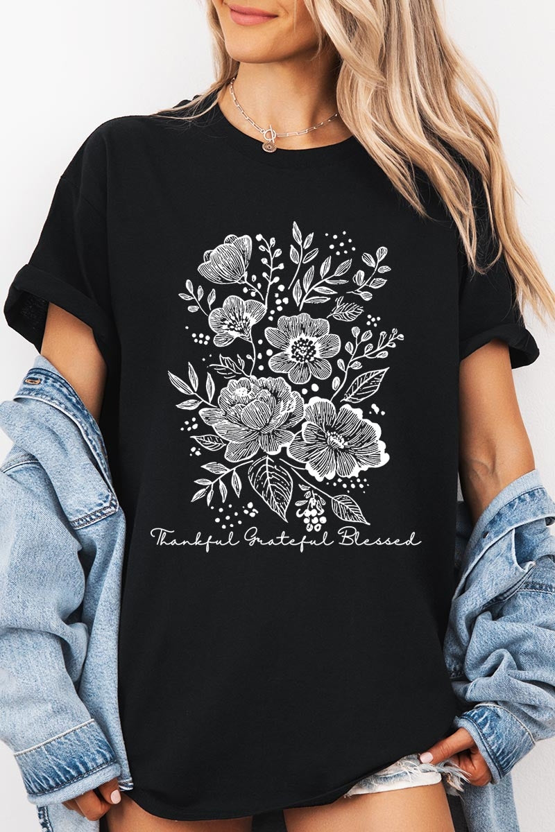 5000P-E3155 Neutral Thanksgiving Graphic Plus Heavy Cotton Tee $12.75