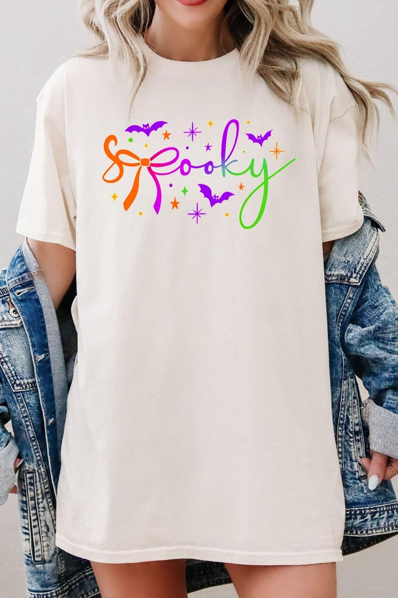 5000-E3109 Spooky Halloween Graphic Heavy Cotton Tee $9
