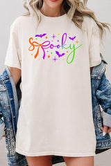 5000P-E3109 Spooky Halloween Graphic Plus Heavy Cotton Tee $12.75