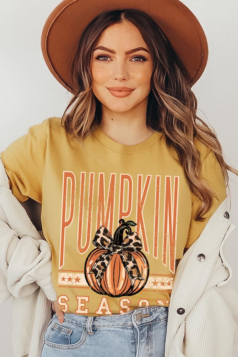 US3001P-E3145 Pumpkin Season Graphic Plus Tee $16
