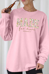 UL240P-E3068 Made for More Faith Graphic Plus Long Sleeve Tee $17