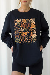 UL240-E3136 Take Me To The Pumpkin Patch Long Sleeve Tee $13.75
