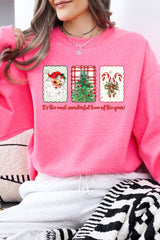UL180P-E3201 Most Wonderful Time Graphic Plus Sweatshirt $25