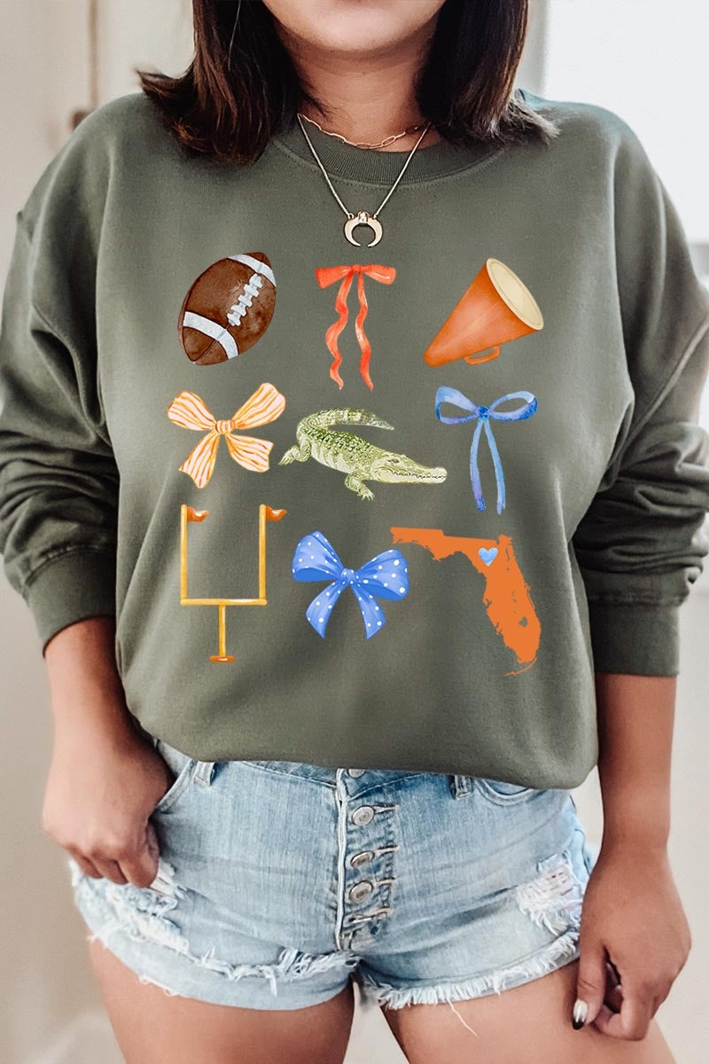 UL180-E3078 Florida Football Graphic Sweatshirt $20