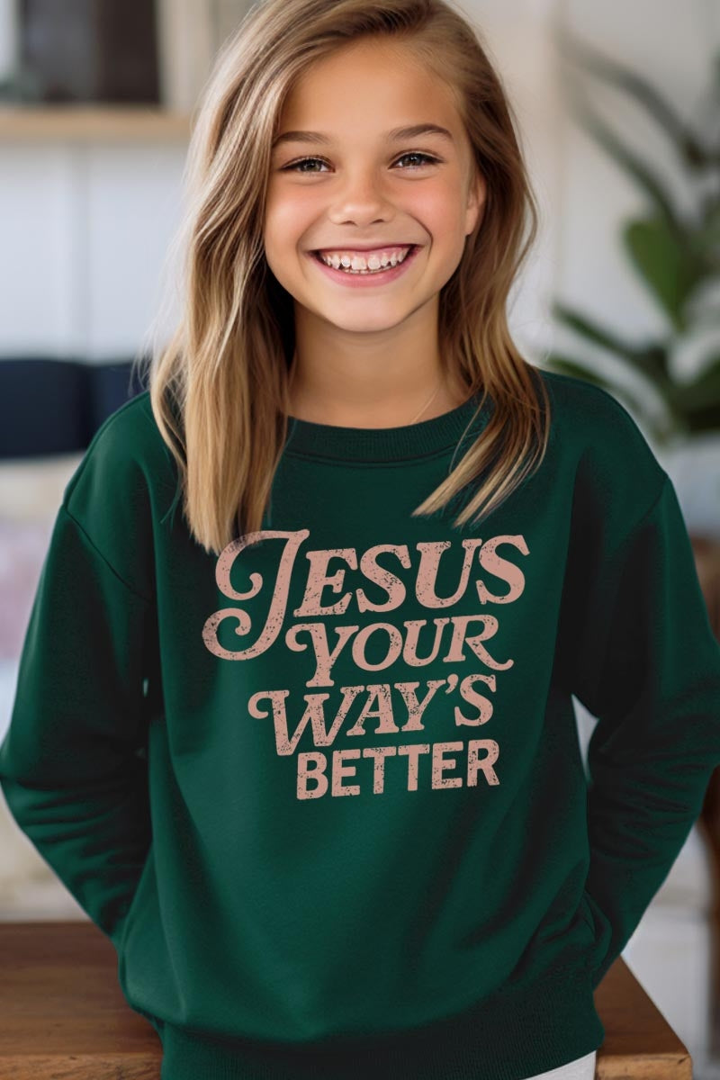 UL180B-E3114Z Christian Kids Graphic Sweatshirt $20