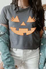 US3001P-E3148 Cute Pumpkin Halloween Graphic Plus Tee $16