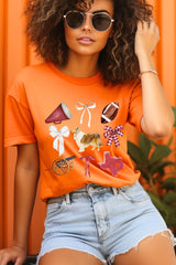 US3001-E3079 Texas Football Graphic Tee $12.5