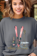 UL180P-E3187 Apres Ski Club Graphic Plus Sweatshirt $25