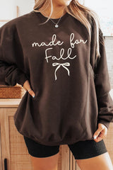 UL180P-E3151 Made For Fall Graphic Plus Sweatshirt $25