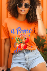 US3001P-E3070 Il Pomodoro Tomato Art Graphic Plus Tee $16