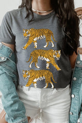 US3001P-E3104 Retro Tigers Graphic Plus Tee $16