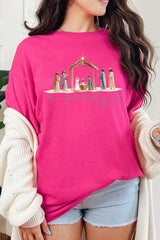 5000-E3183 Nativity Gift Graphic Heavy Cotton Tee $9