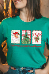 US3001-E3201 Most Wonderful Time Graphic Tee $12.5