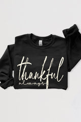 UL180-E3170 Thankful Graphic Sweatshirt $20